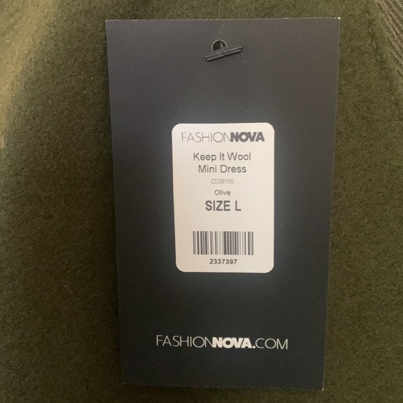 COPY - Fashion Nova green mini dress size large - Picture 7 of 10